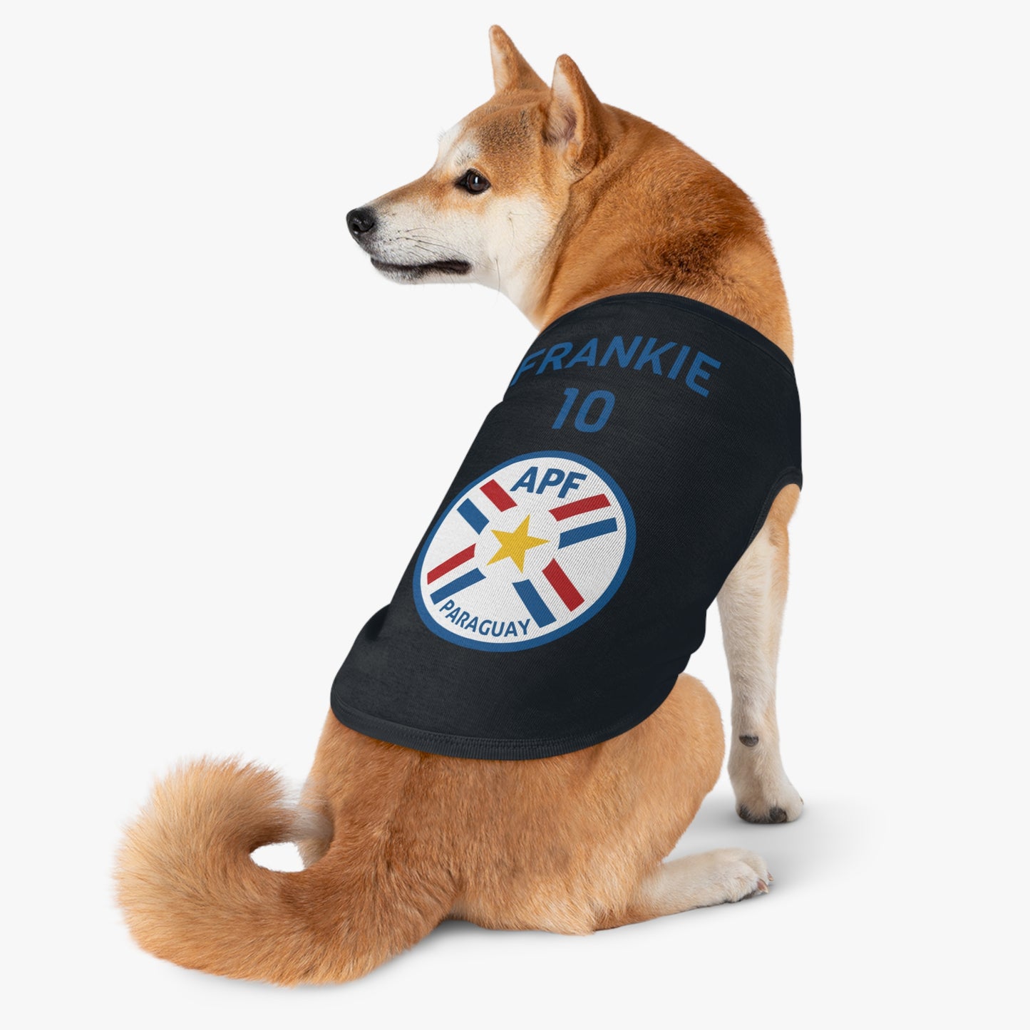 Customizable World Cup Pet Top — Team Paraguay