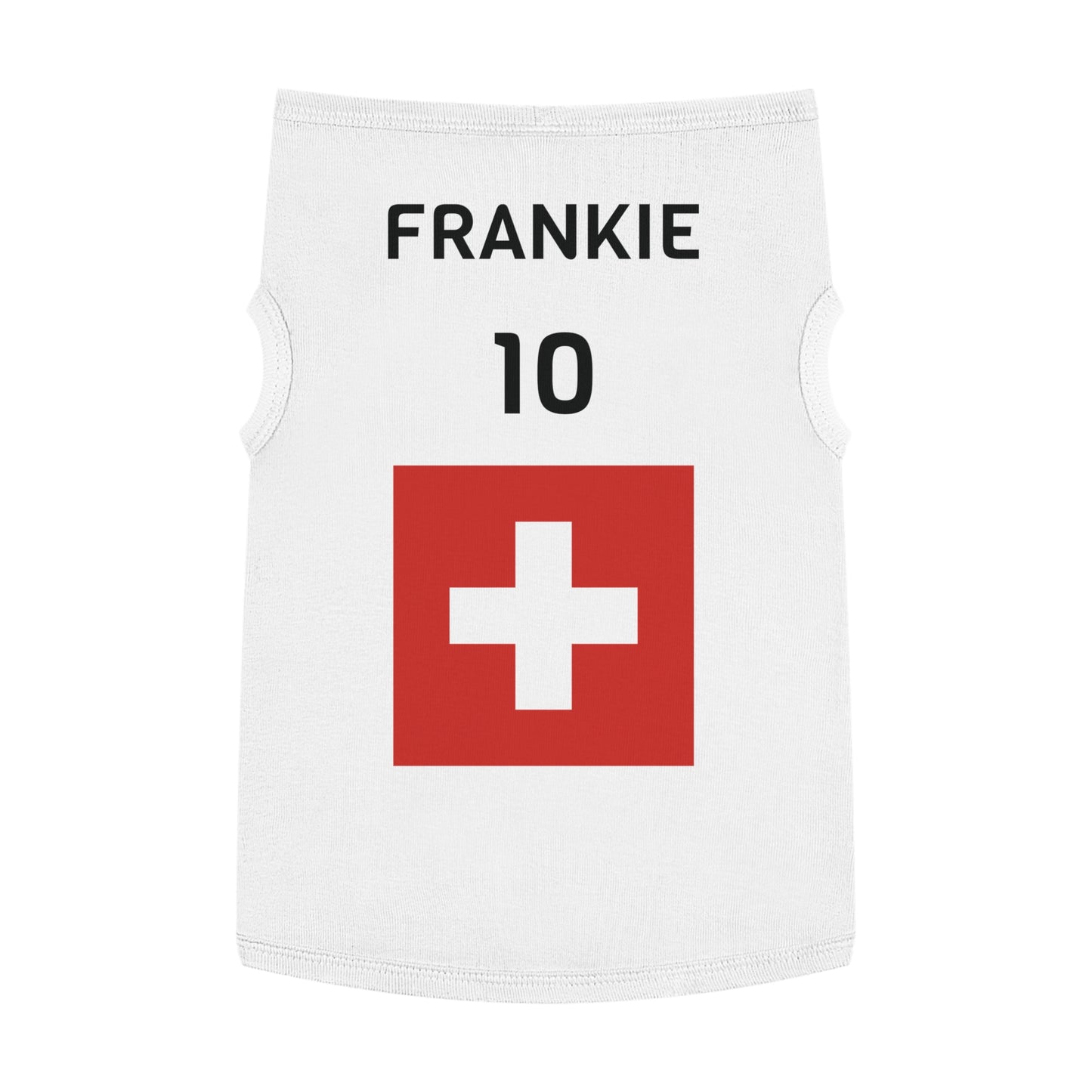 Customizable World Cup Pet Top — Team Switzerland