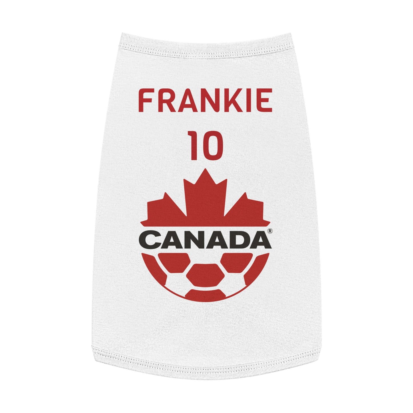 Customizable World Cup Pet Top — Team Canada