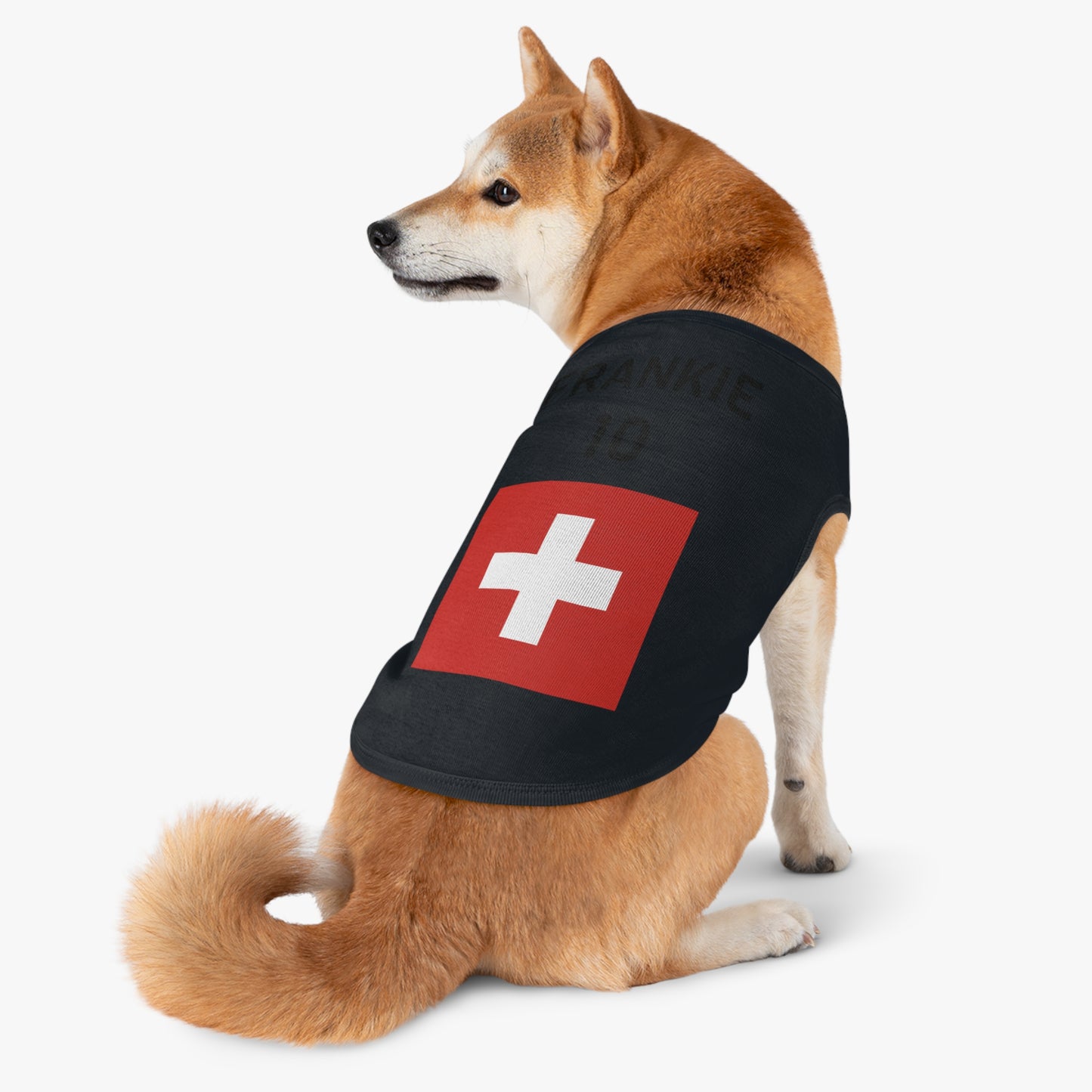 Customizable World Cup Pet Top — Team Switzerland