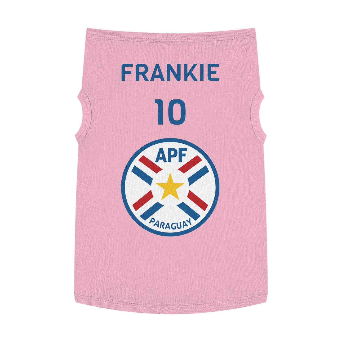 Customizable World Cup Pet Top — Team Paraguay