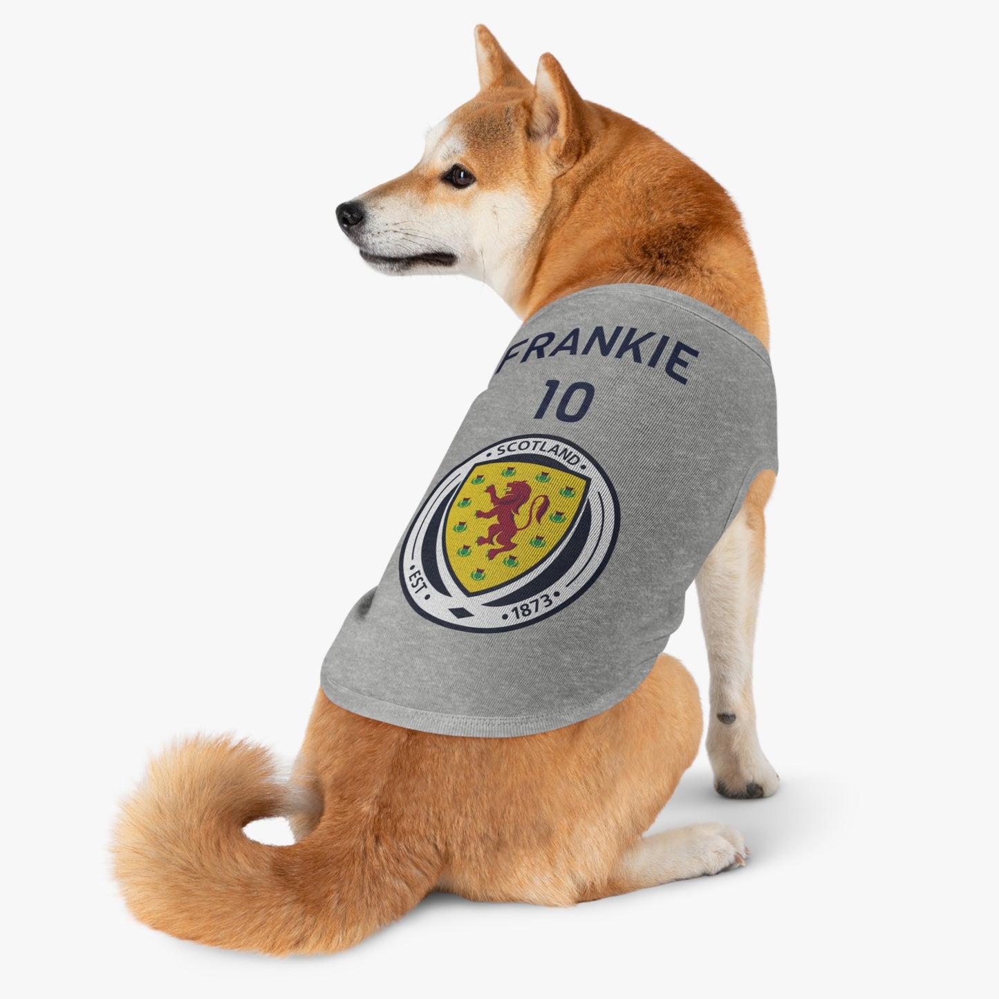 Customizable World Cup Pet Top — Team Scotland
