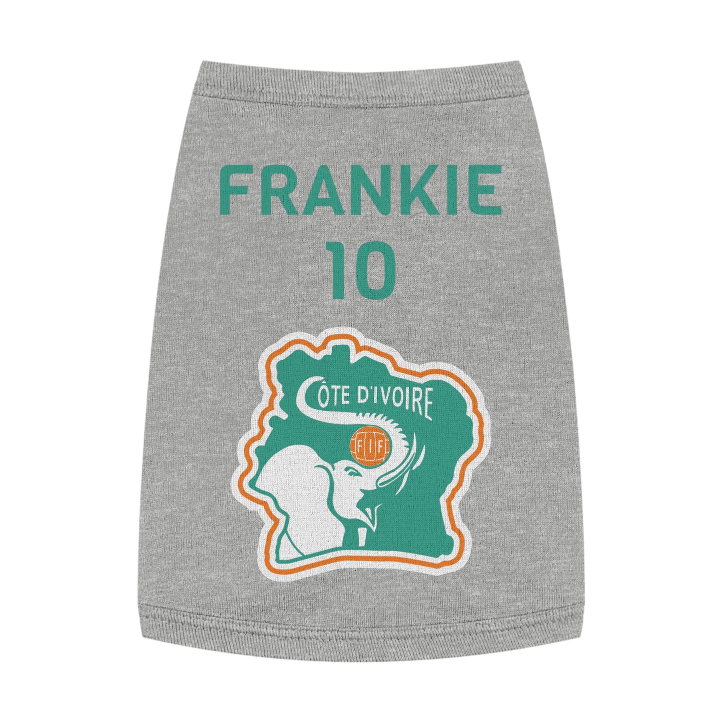 Customizable World Cup Pet Top — Team Cote D'Ivoire