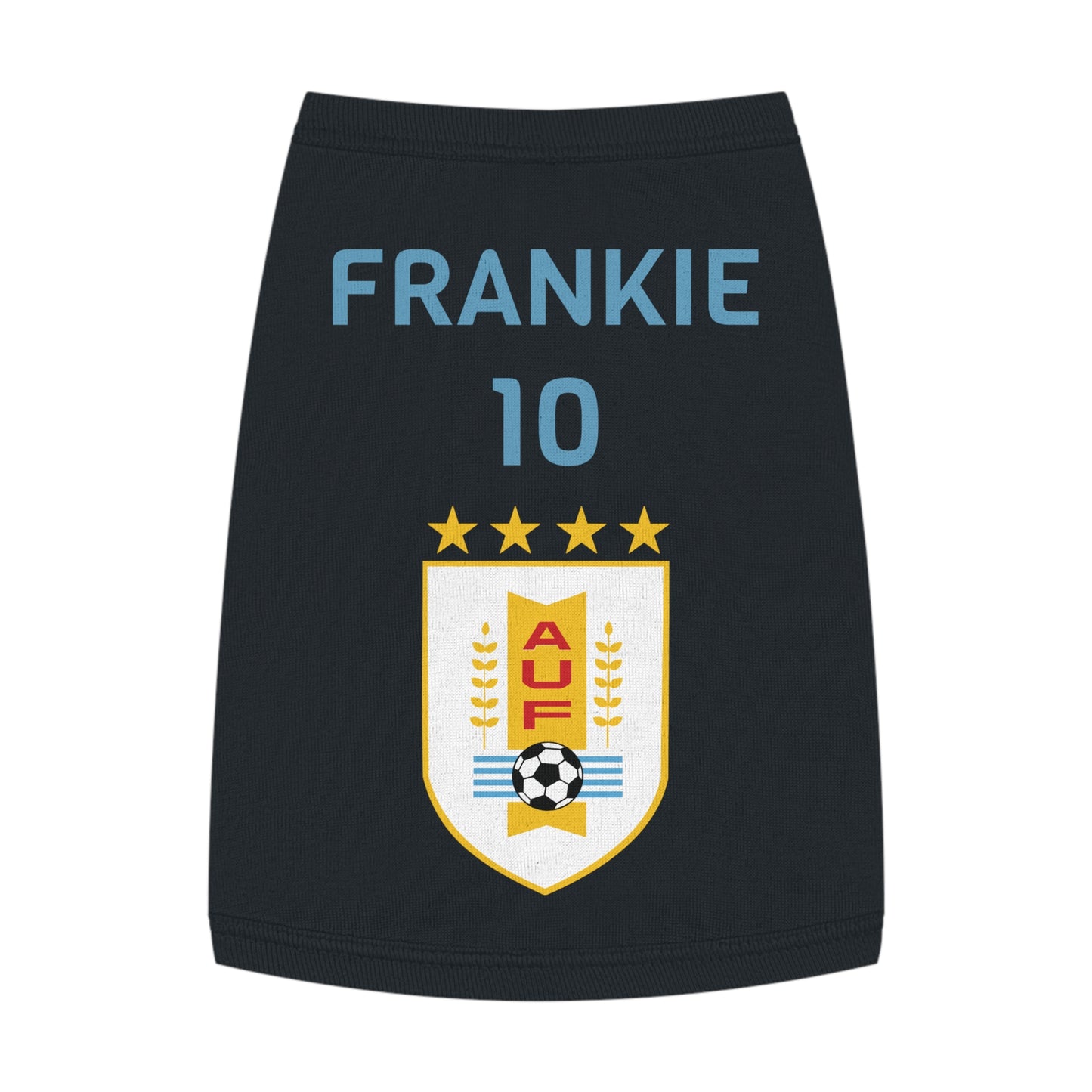 Customizable World Cup Pet Top — Team Uruguay