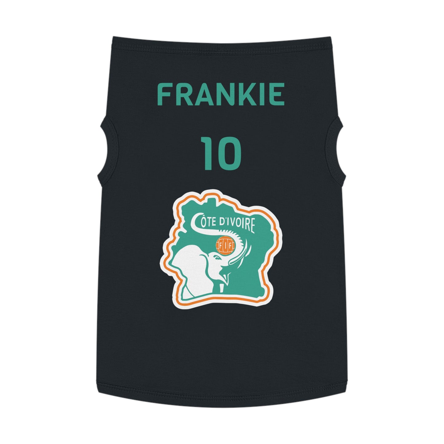Customizable World Cup Pet Top — Team Cote D'Ivoire