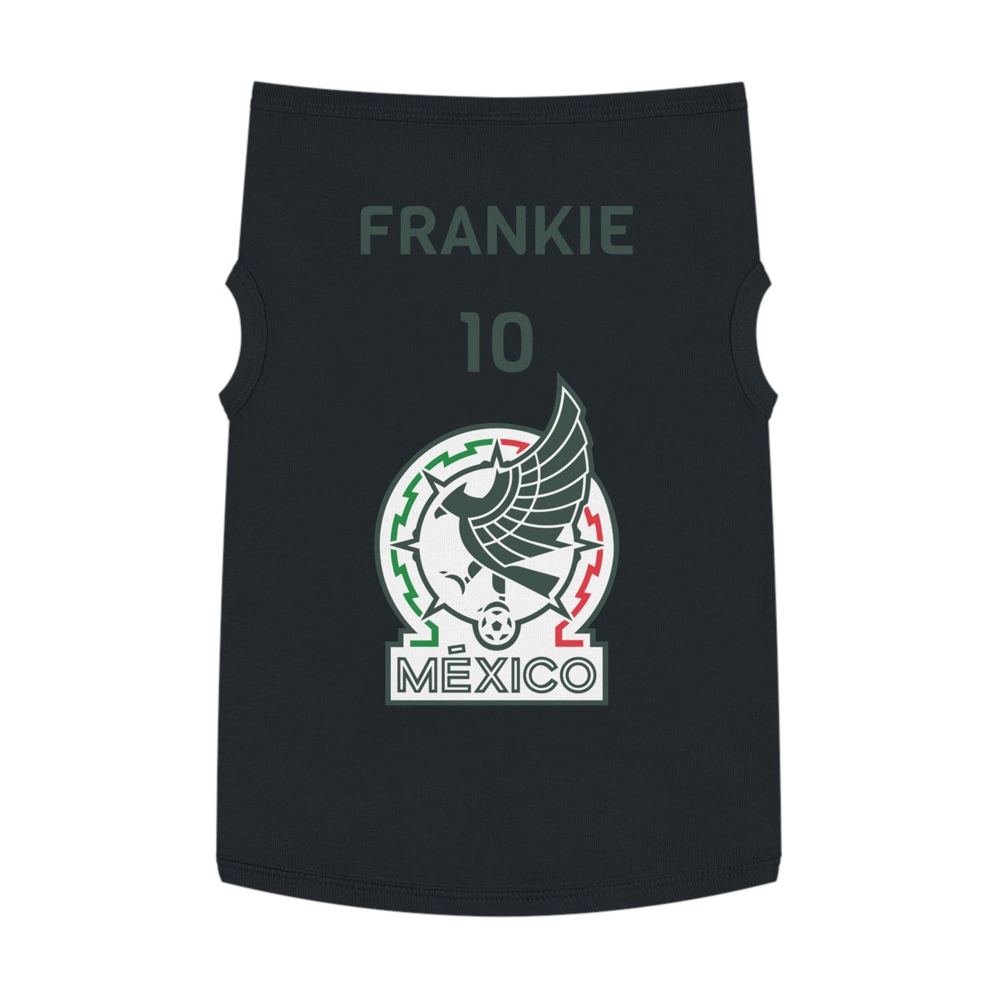 Customizable World Cup Pet Top — Team Mexico