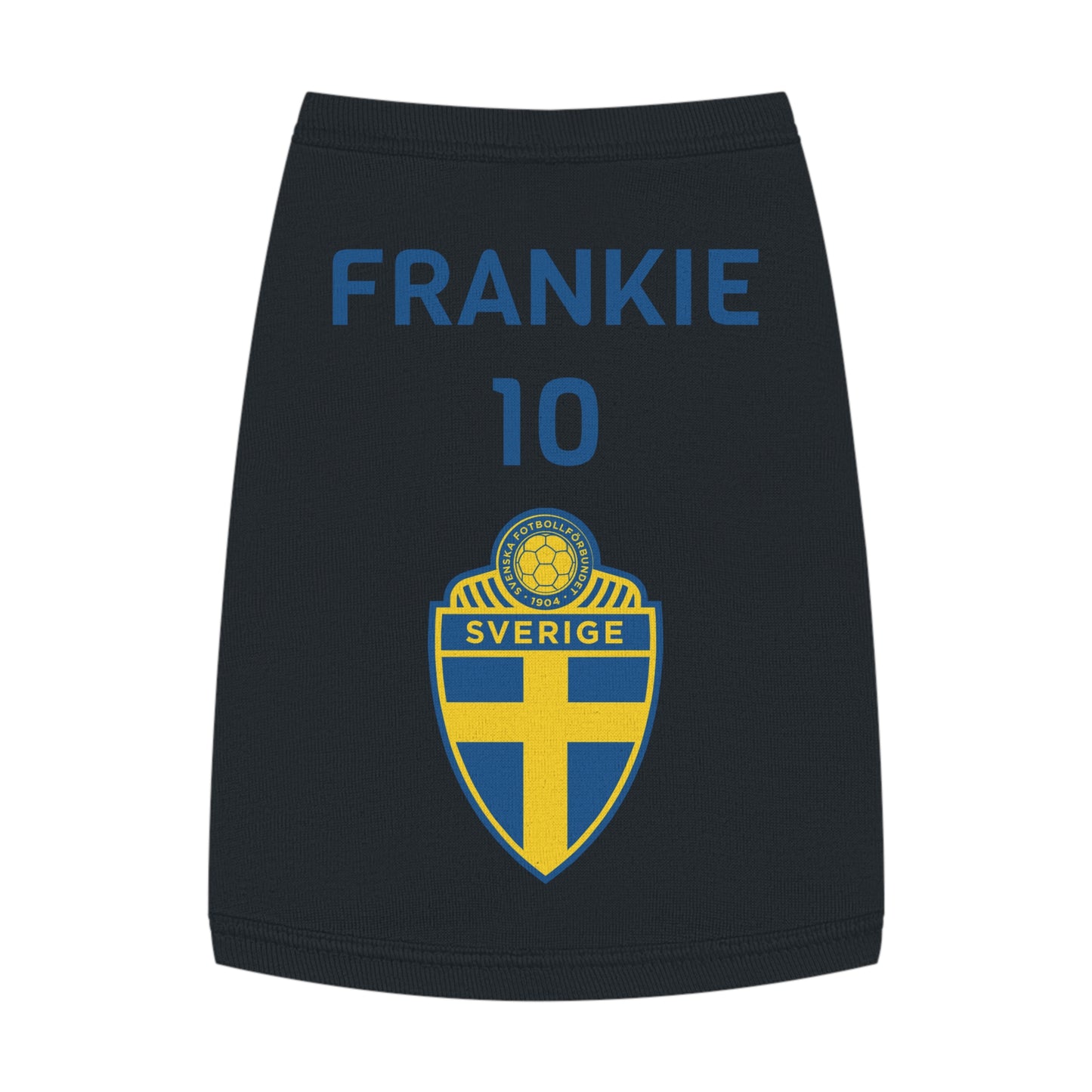 Customizable World Cup Pet Top — Team Sweden
