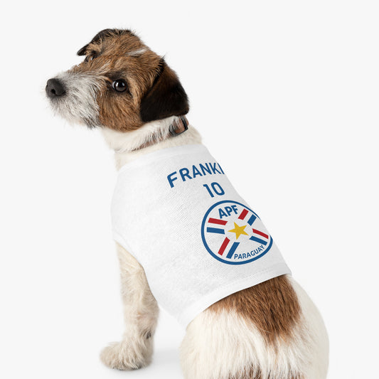 Customizable World Cup Pet Top — Team Paraguay