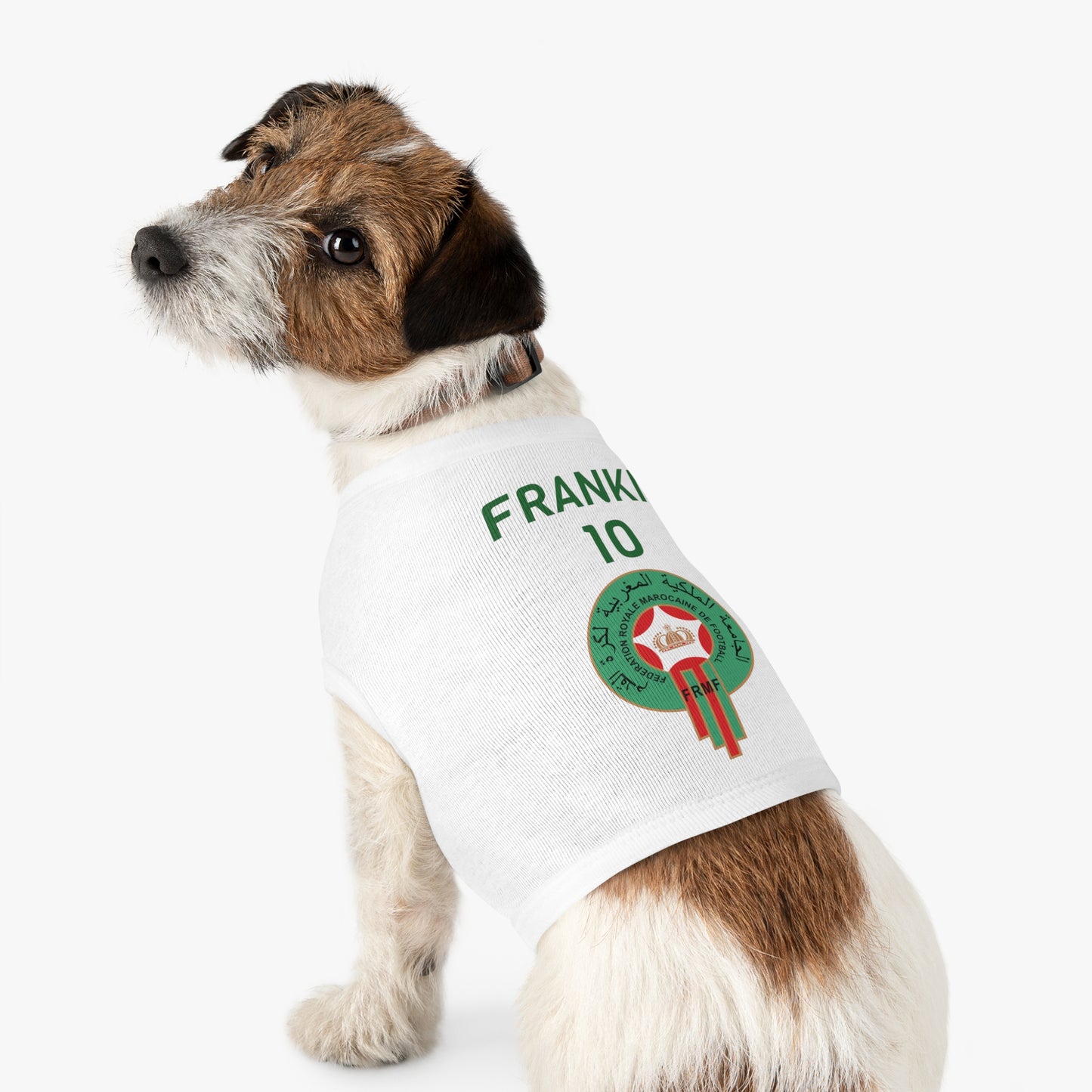Customizable World Cup Pet Top — Team Morocco