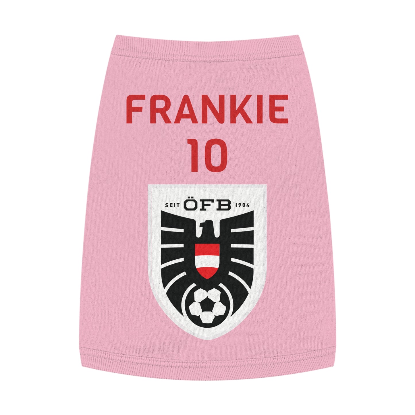 Customizable World Cup Pet Top — Team Austria