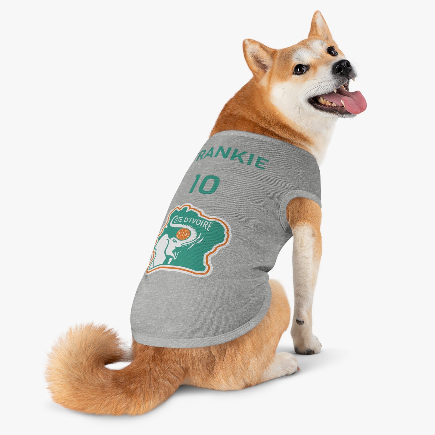 Customizable World Cup Pet Top — Team Cote D'Ivoire