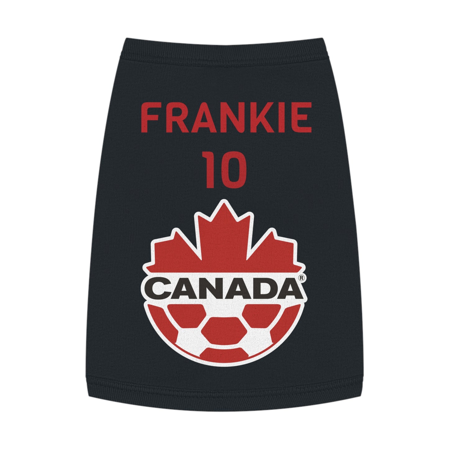 Customizable World Cup Pet Top — Team Canada