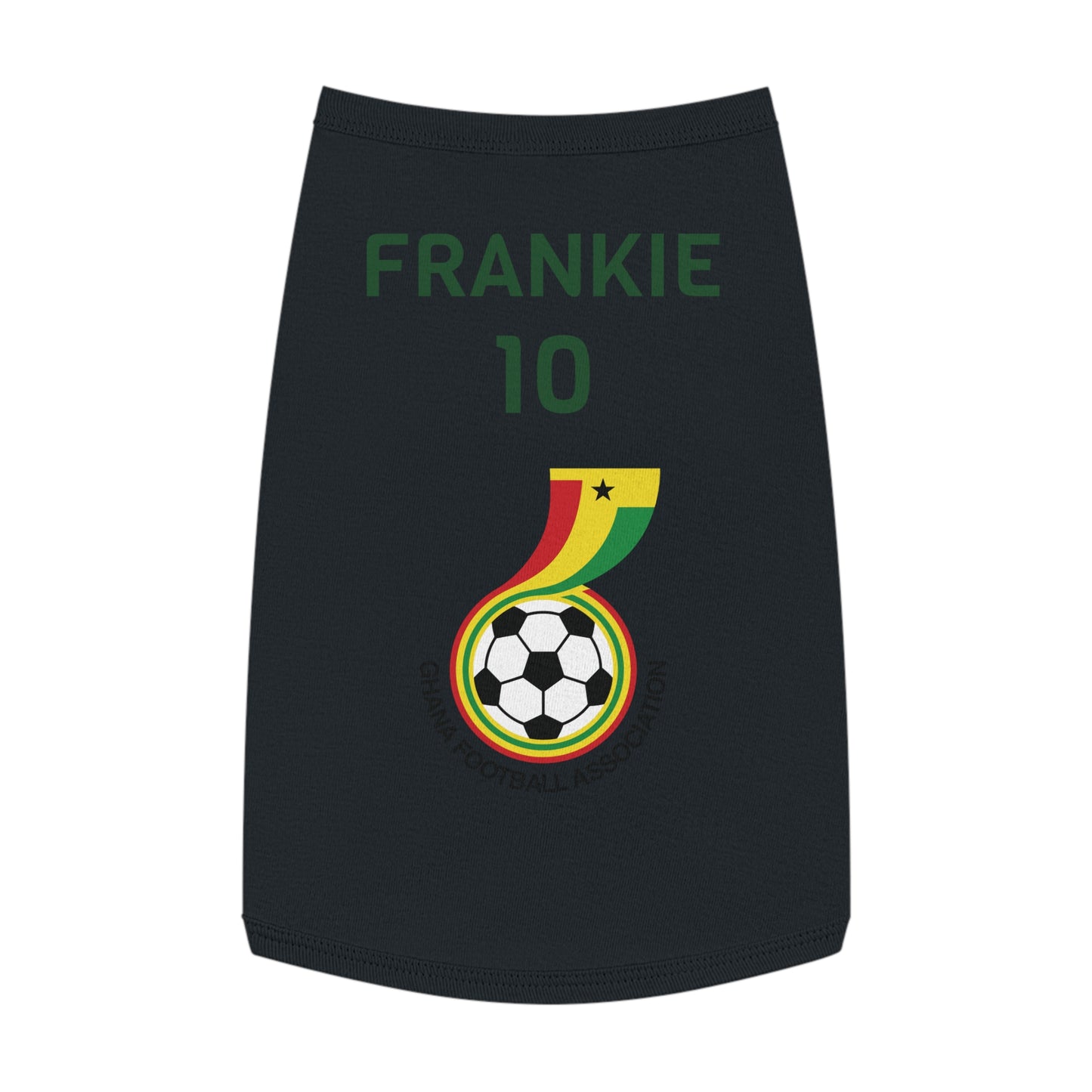 Customizable World Cup Pet Top — Team Ghana