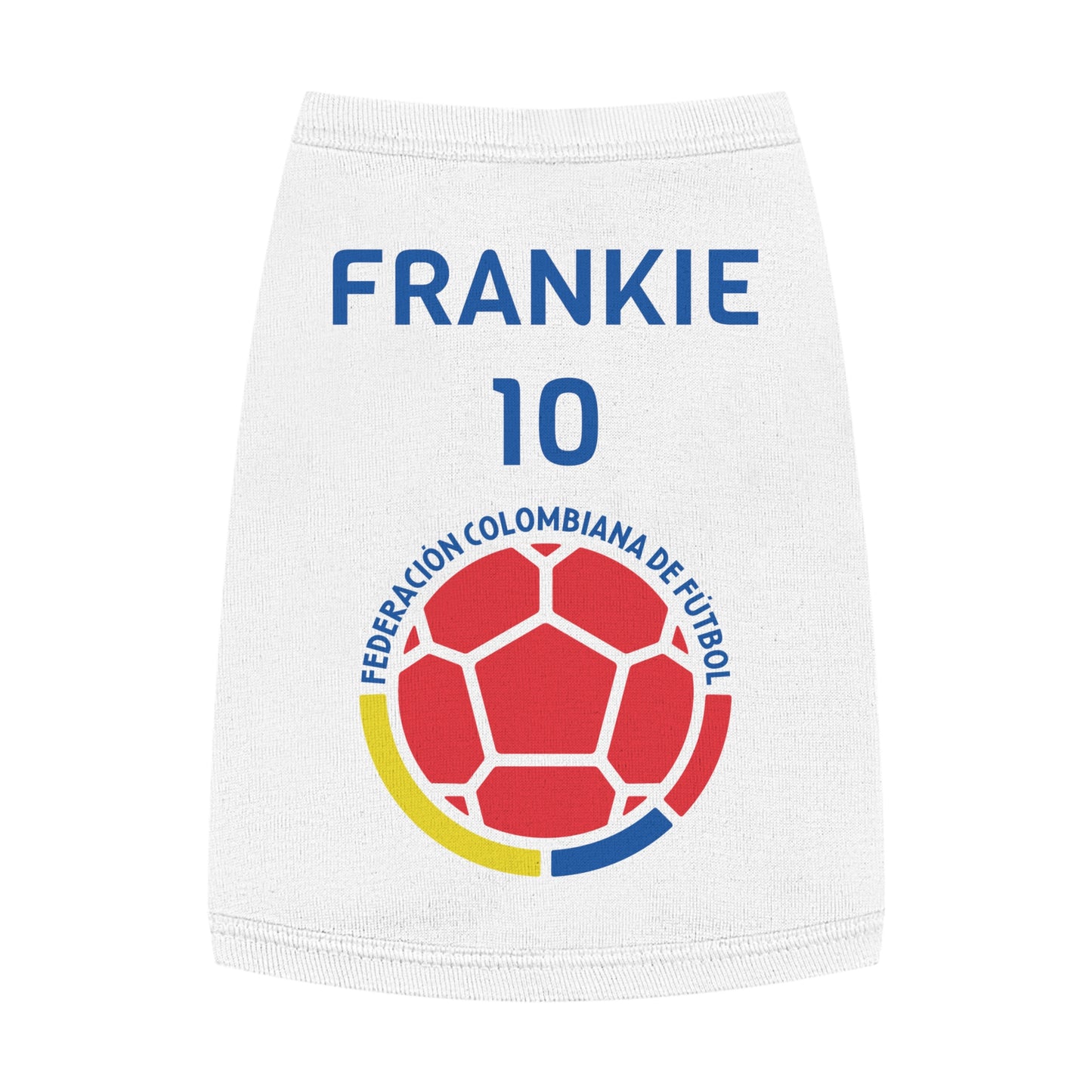 Customizable World Cup Pet Top — Team Columbia