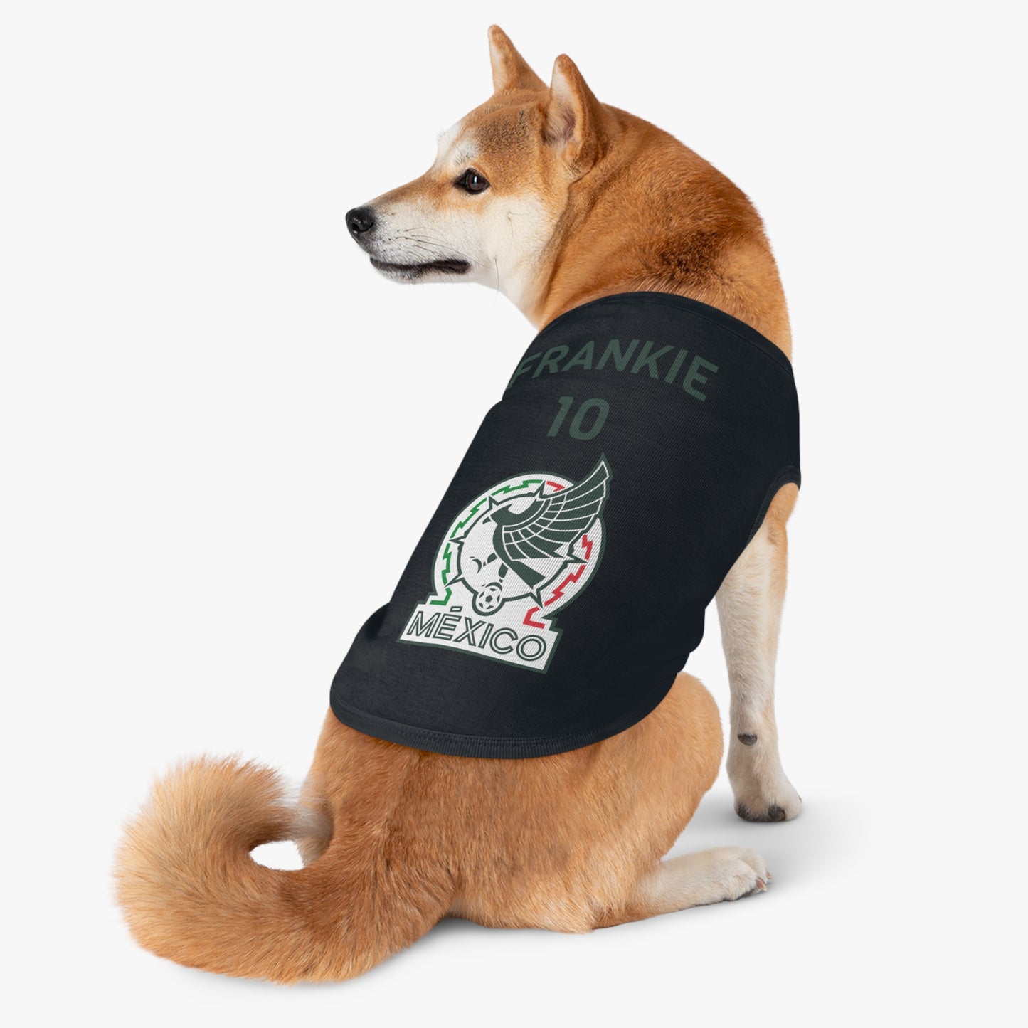 Customizable World Cup Pet Top — Team Mexico