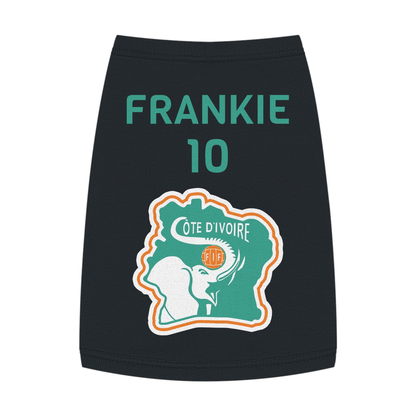 Customizable World Cup Pet Top — Team Cote D'Ivoire