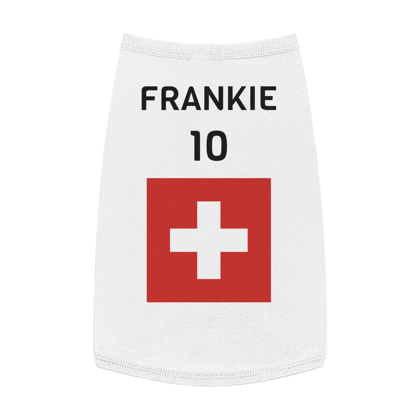 Customizable World Cup Pet Top — Team Switzerland