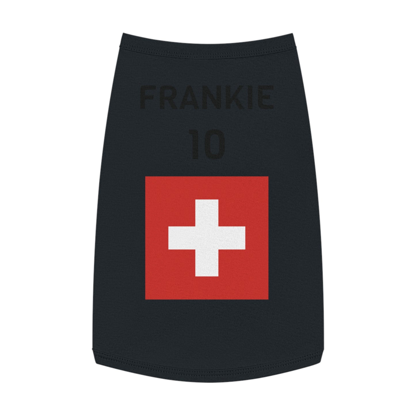 Customizable World Cup Pet Top — Team Switzerland
