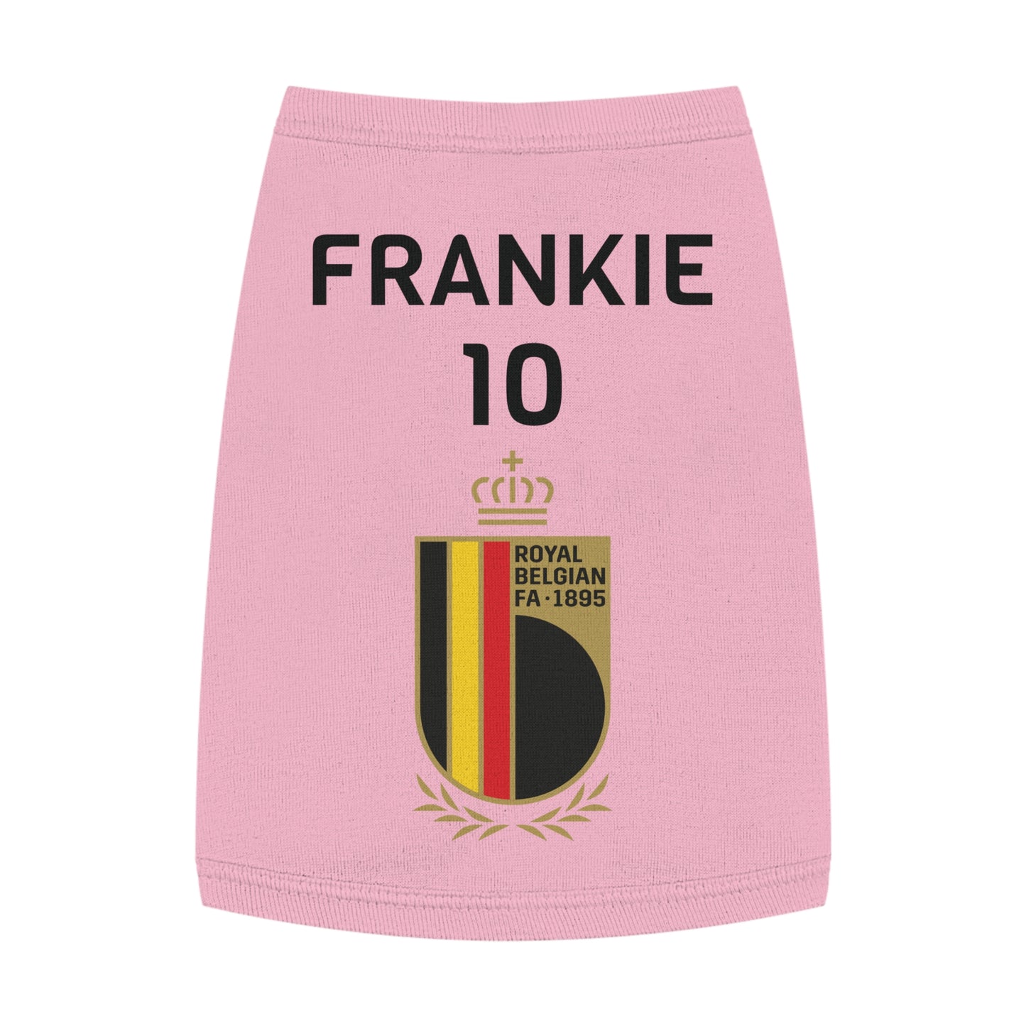 Customizable World Cup Pet Top — Team Belgium