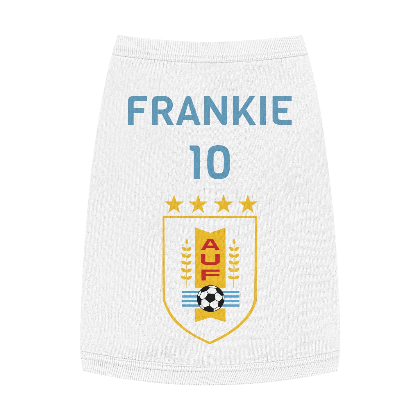 Customizable World Cup Pet Top — Team Uruguay