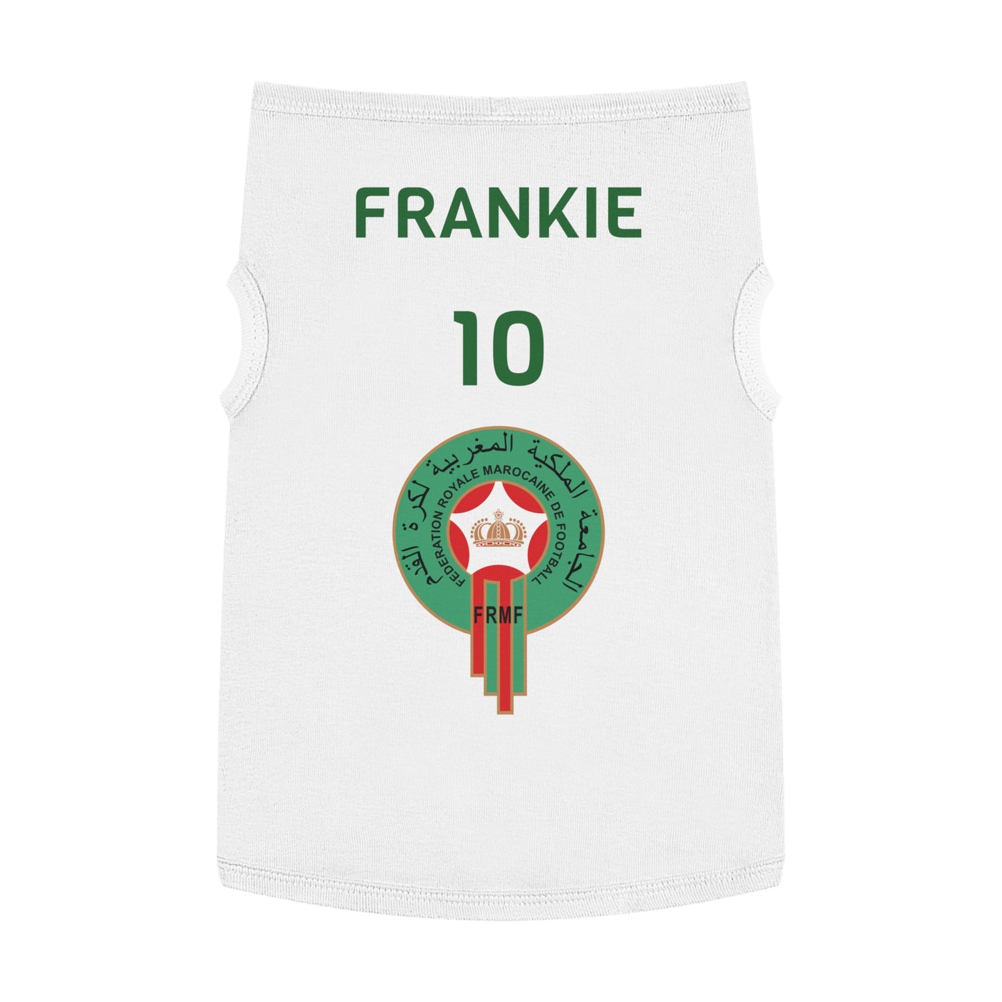 Customizable World Cup Pet Top — Team Morocco