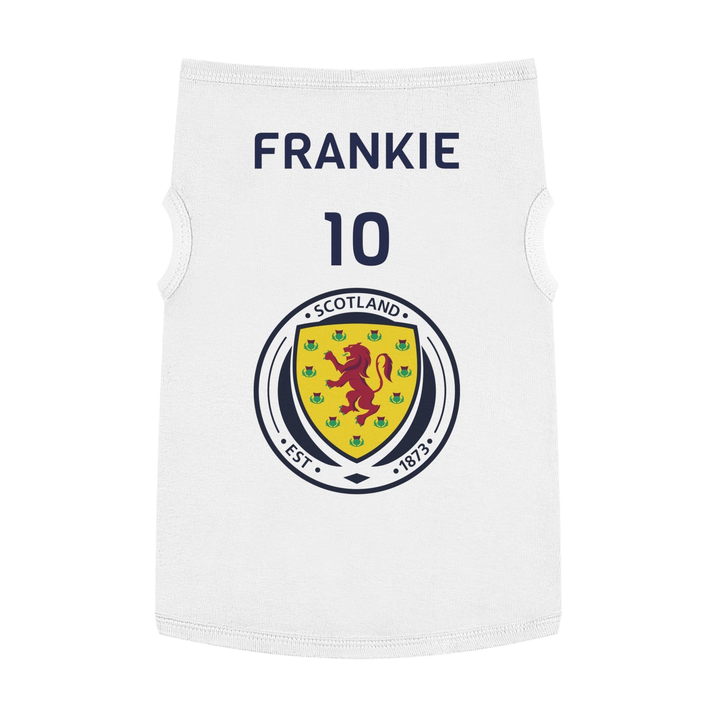 Customizable World Cup Pet Top — Team Scotland