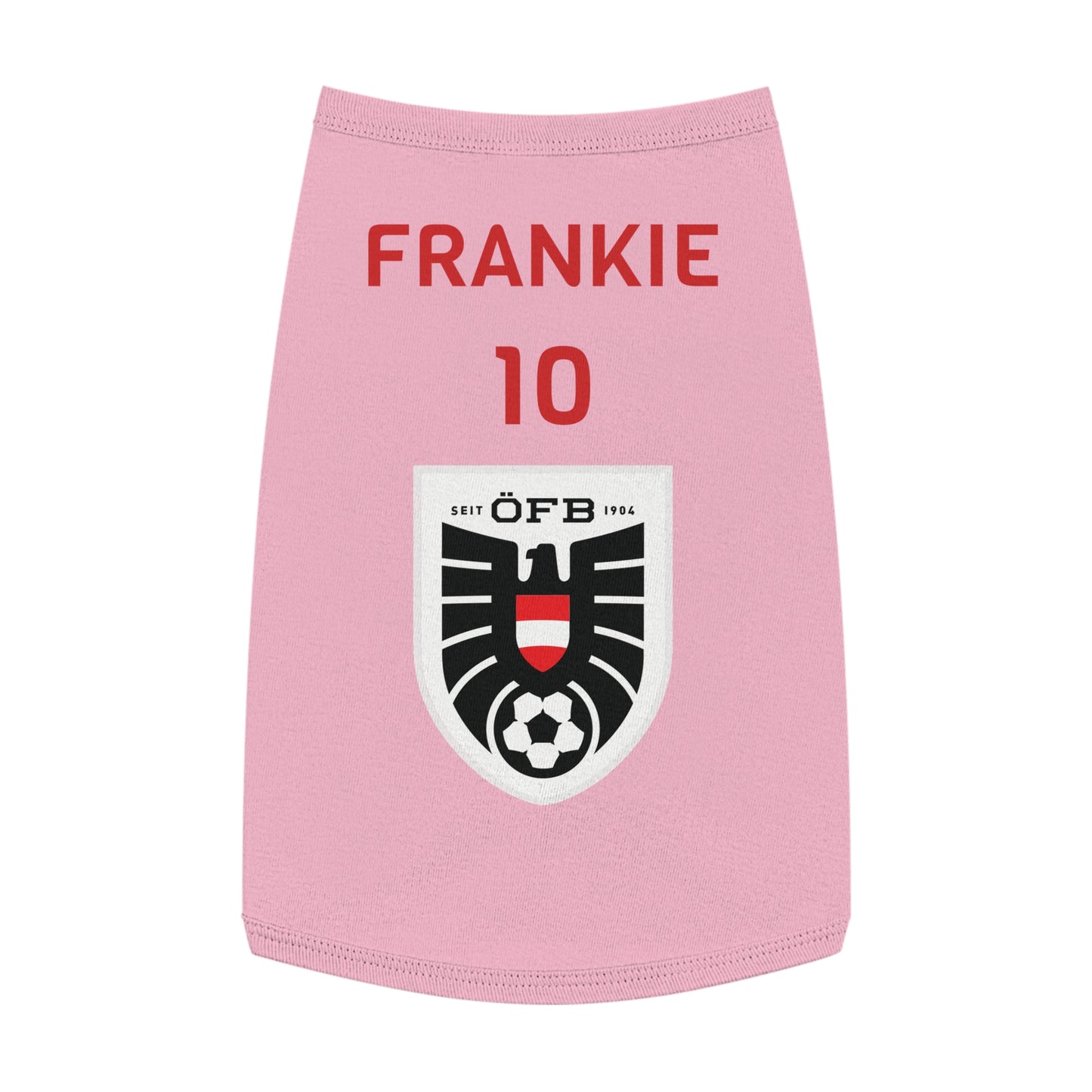 Customizable World Cup Pet Top — Team Austria