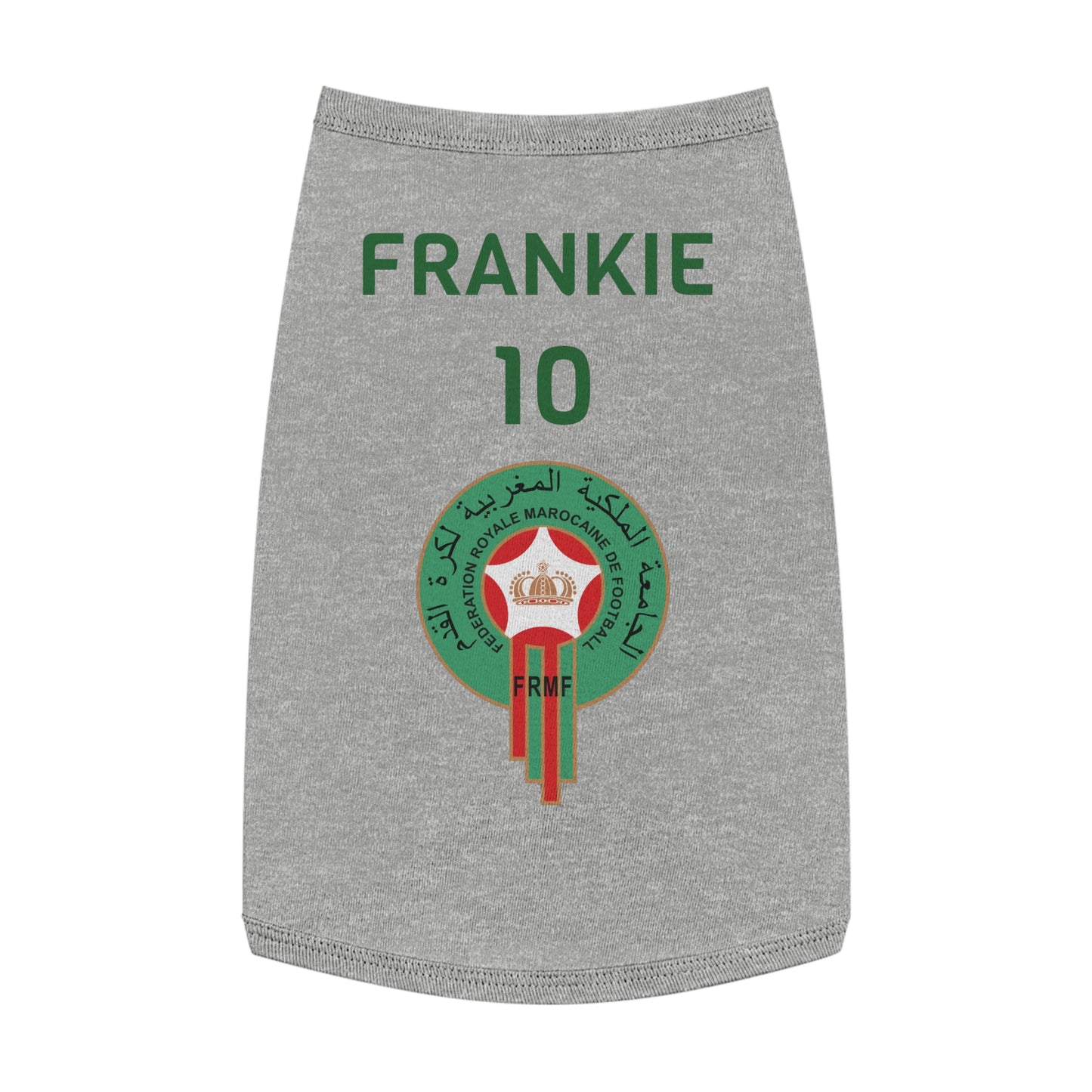 Customizable World Cup Pet Top — Team Morocco