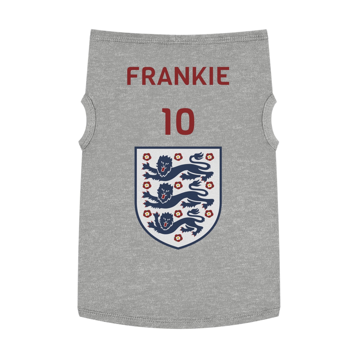 Customizable World Cup Pet Top — Team England