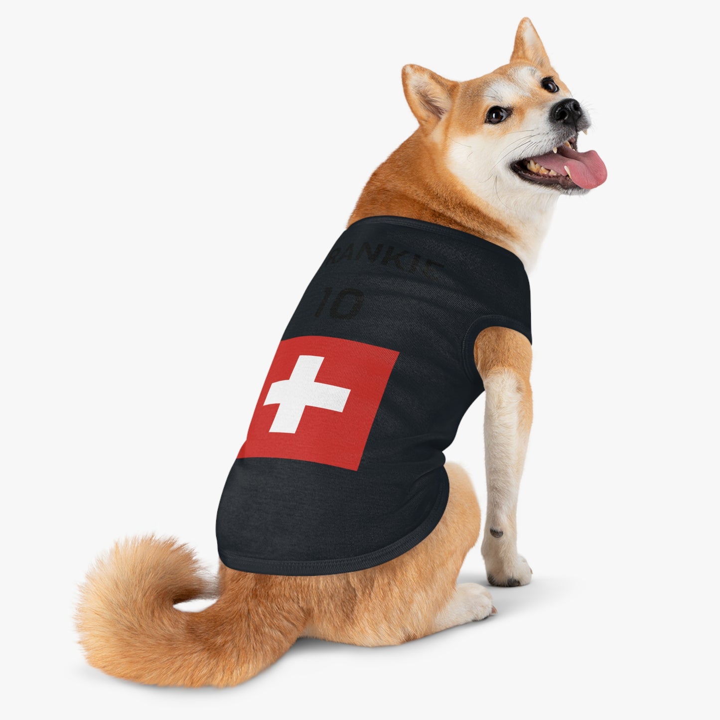 Customizable World Cup Pet Top — Team Switzerland