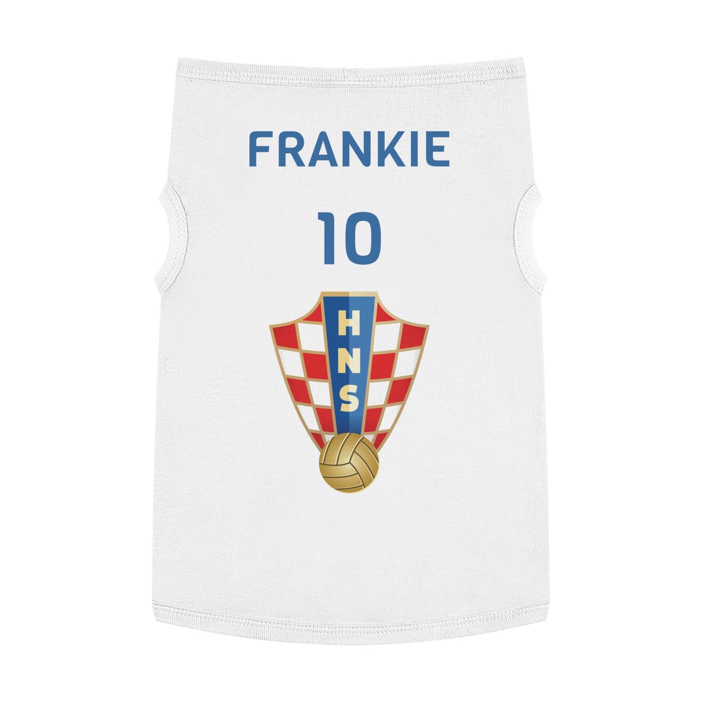 Customizable World Cup Pet Top — Team Croatia