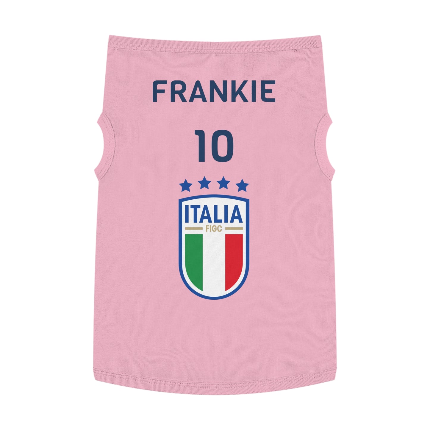 Customizable World Cup Pet Top — Team Italy