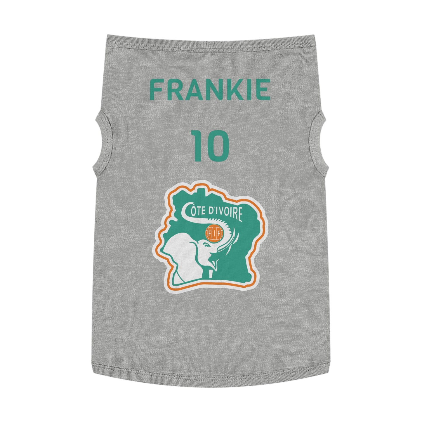 Customizable World Cup Pet Top — Team Cote D'Ivoire