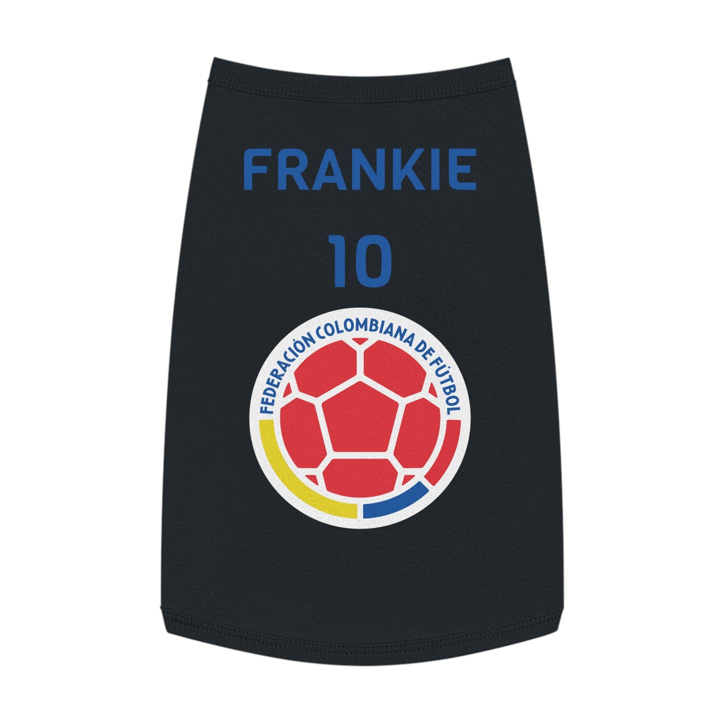 Customizable World Cup Pet Top — Team Columbia