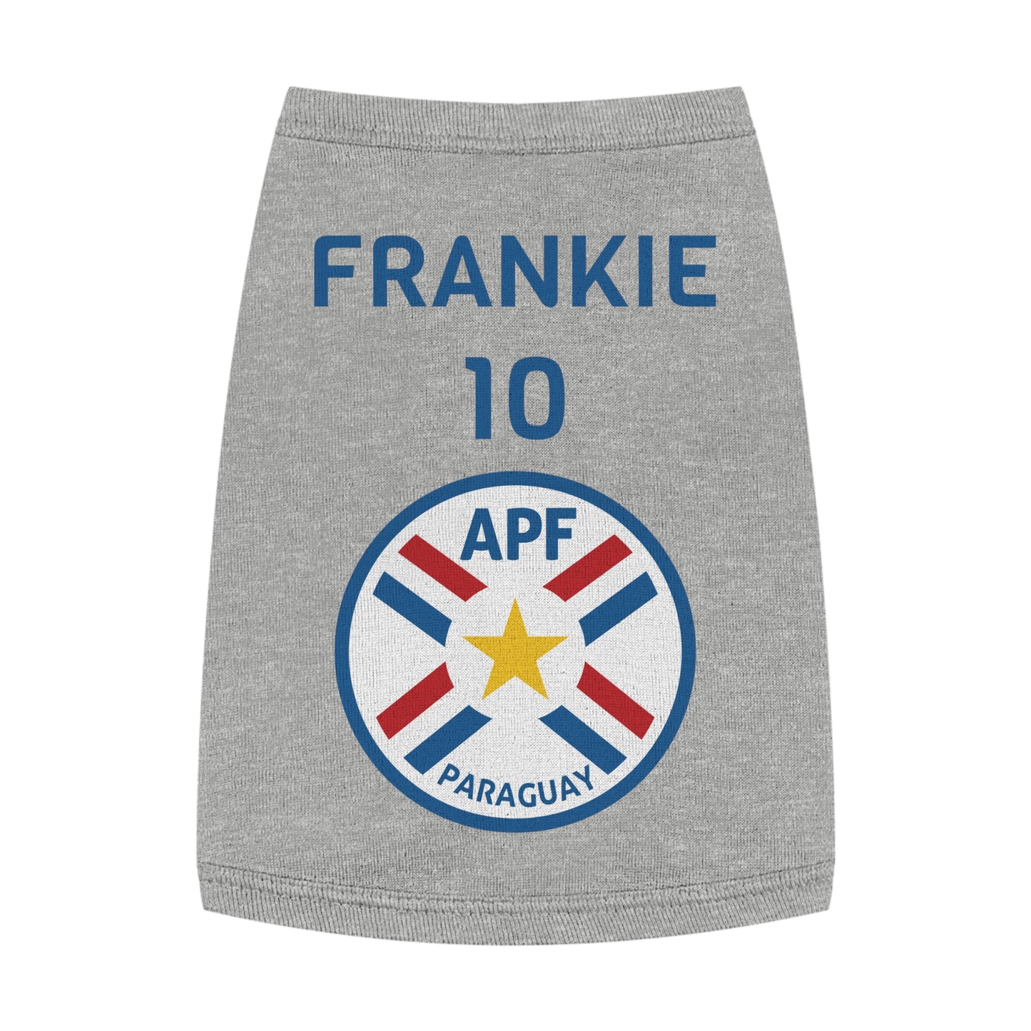 Customizable World Cup Pet Top — Team Paraguay