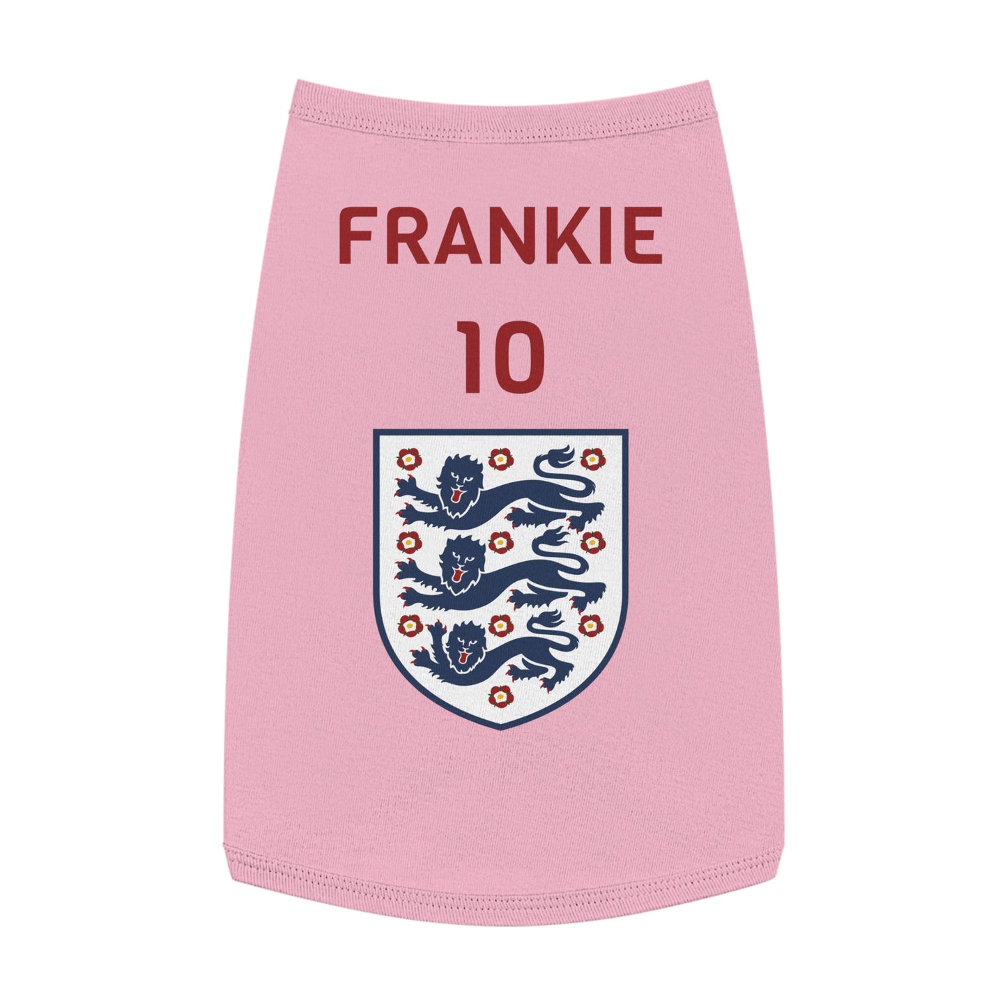 Customizable World Cup Pet Top — Team England