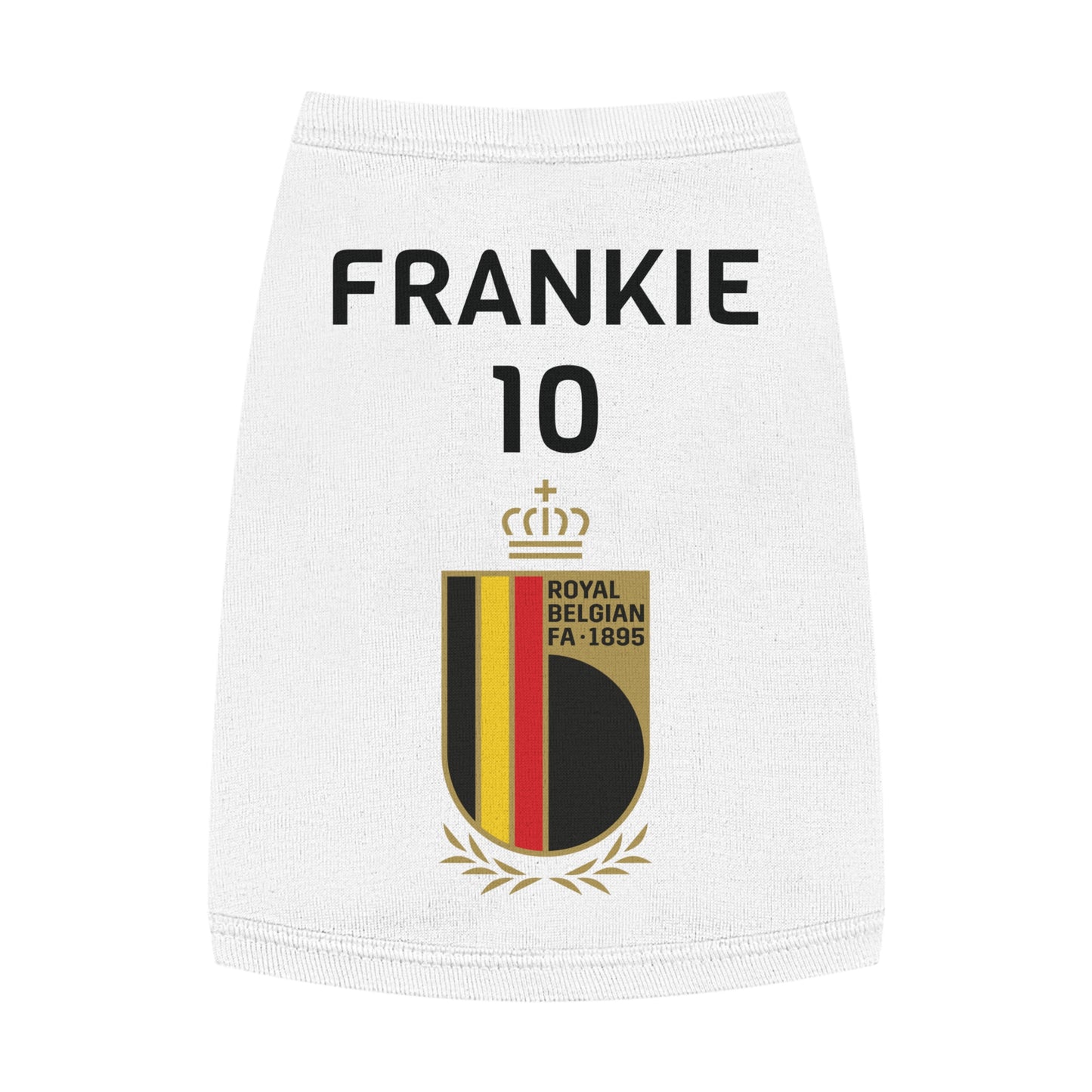 Customizable World Cup Pet Top — Team Belgium