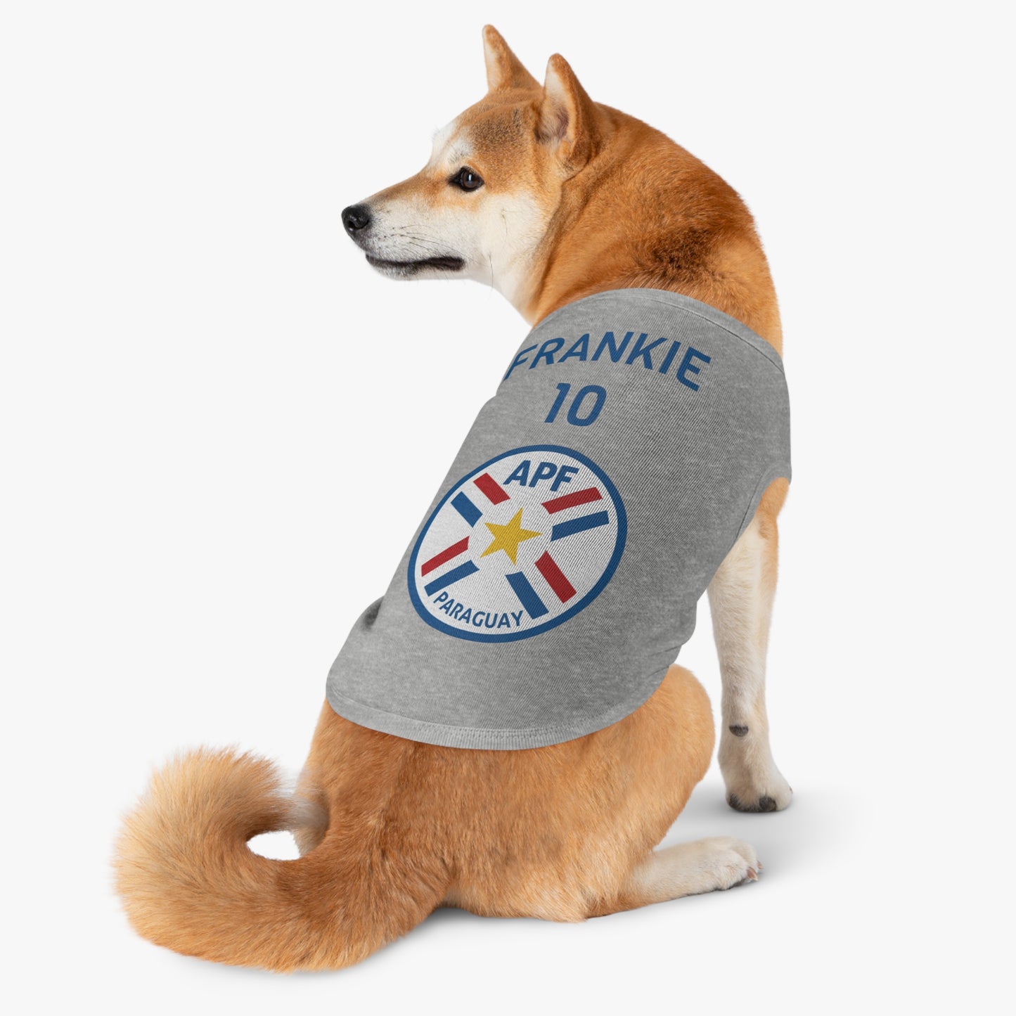 Customizable World Cup Pet Top — Team Paraguay