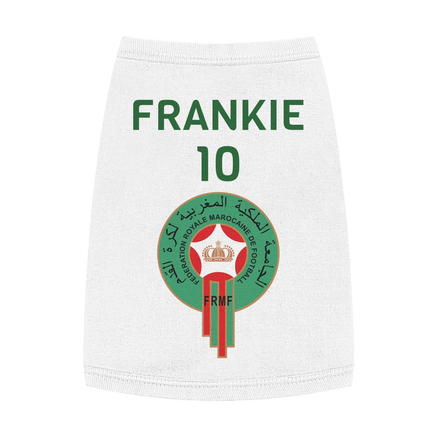 Customizable World Cup Pet Top — Team Morocco