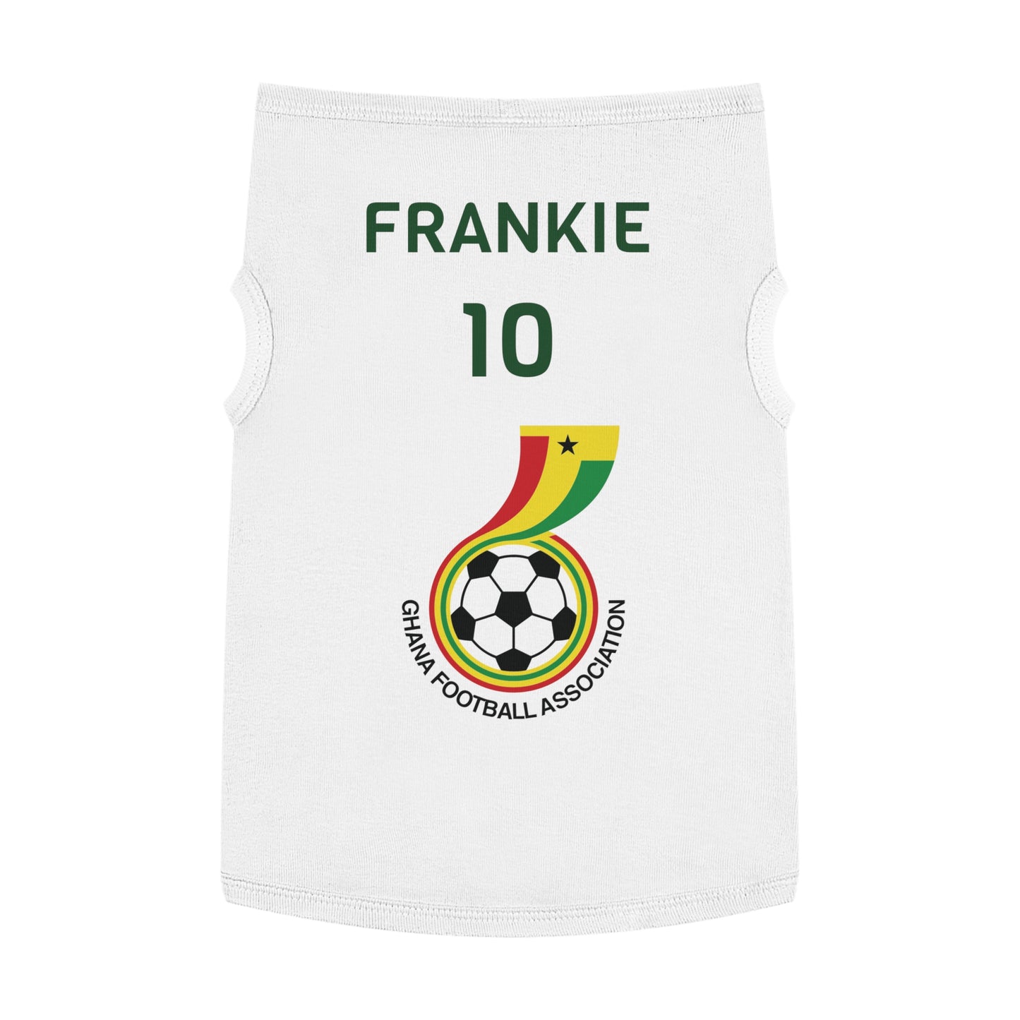 Customizable World Cup Pet Top — Team Ghana
