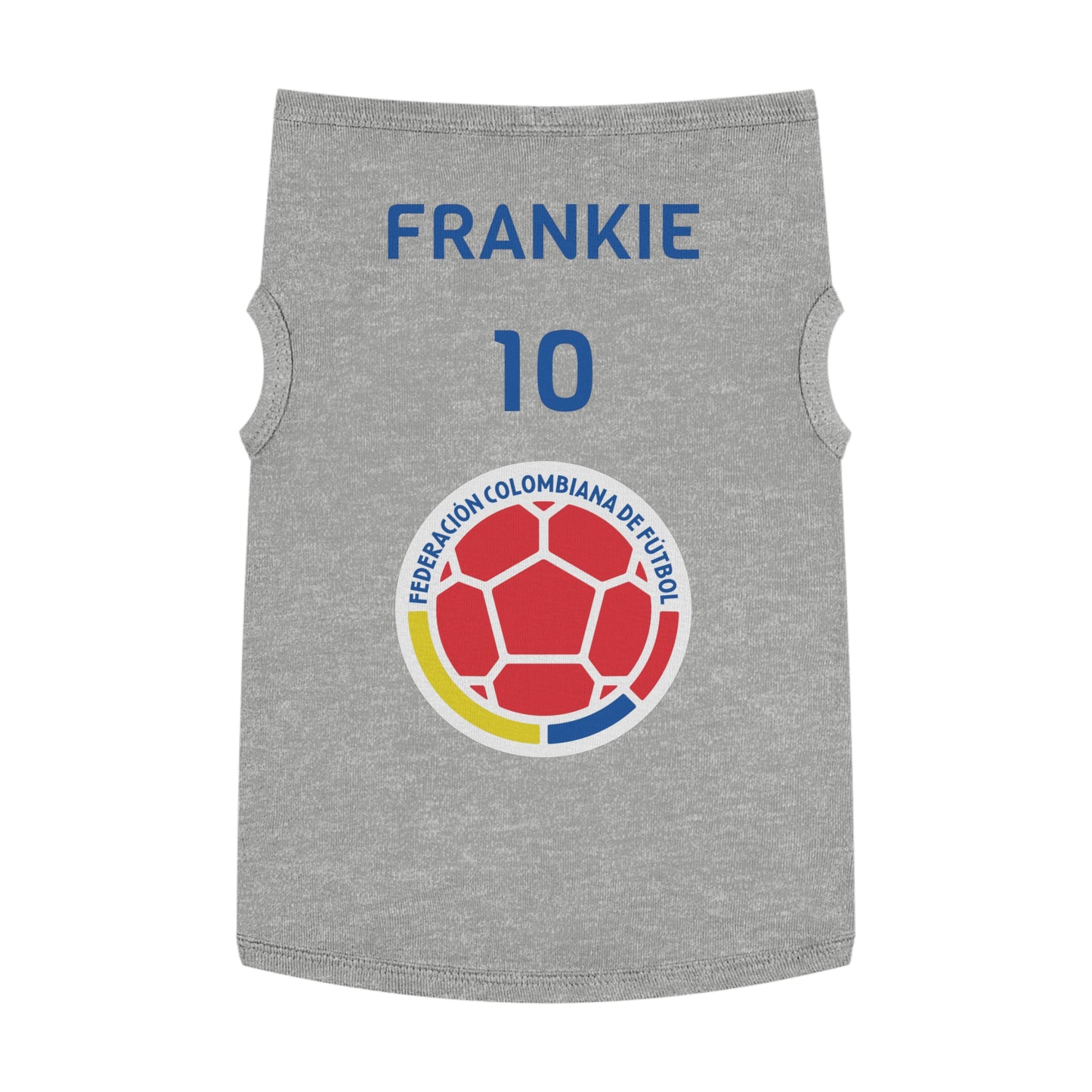 Customizable World Cup Pet Top — Team Columbia