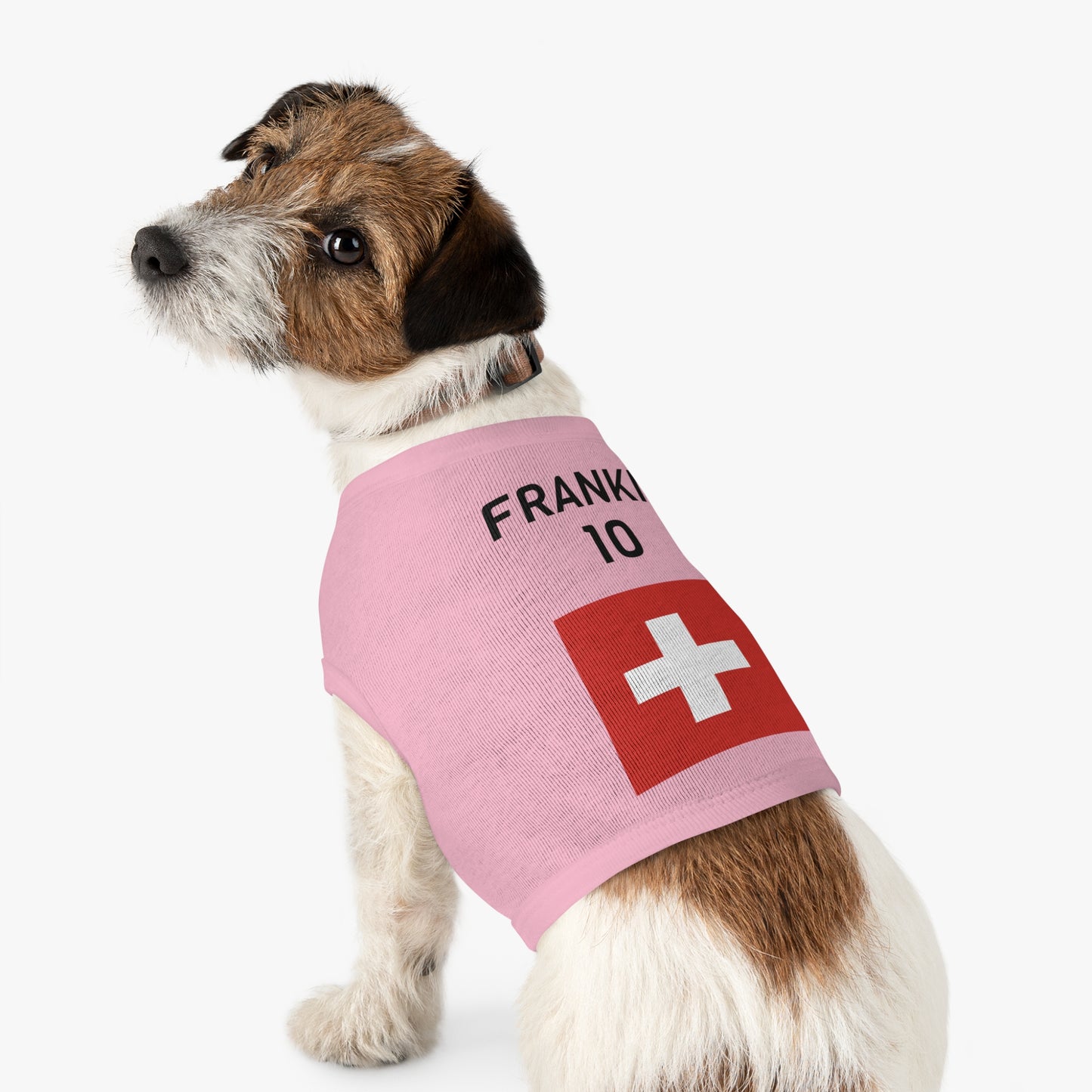 Customizable World Cup Pet Top — Team Switzerland