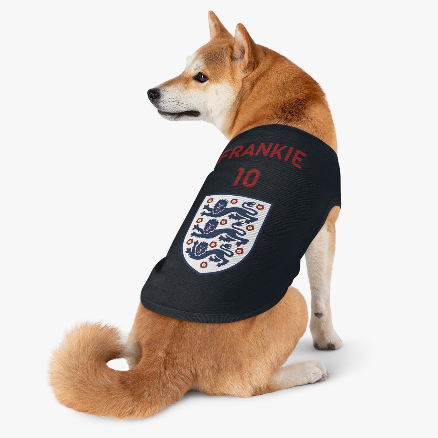 Customizable World Cup Pet Top — Team England