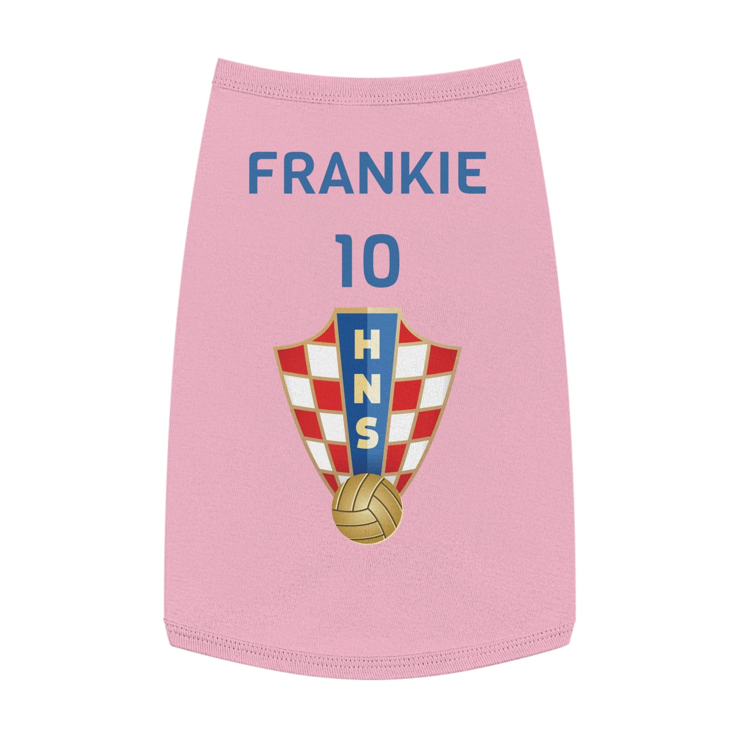 Customizable World Cup Pet Top — Team Croatia