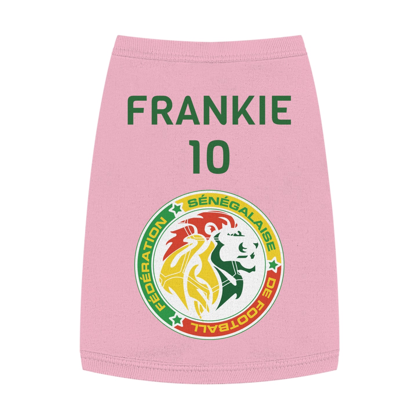 Customizable World Cup Pet Top — Team Senegal