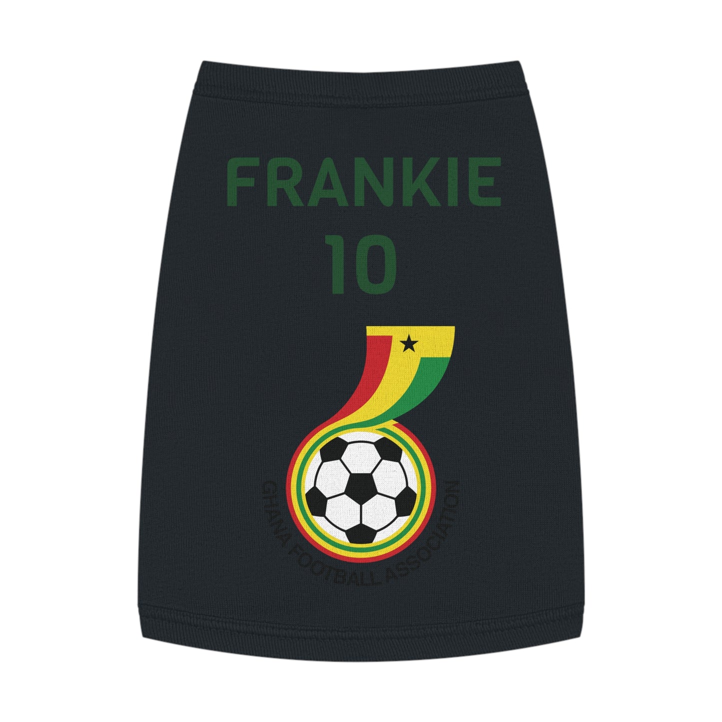 Customizable World Cup Pet Top — Team Ghana