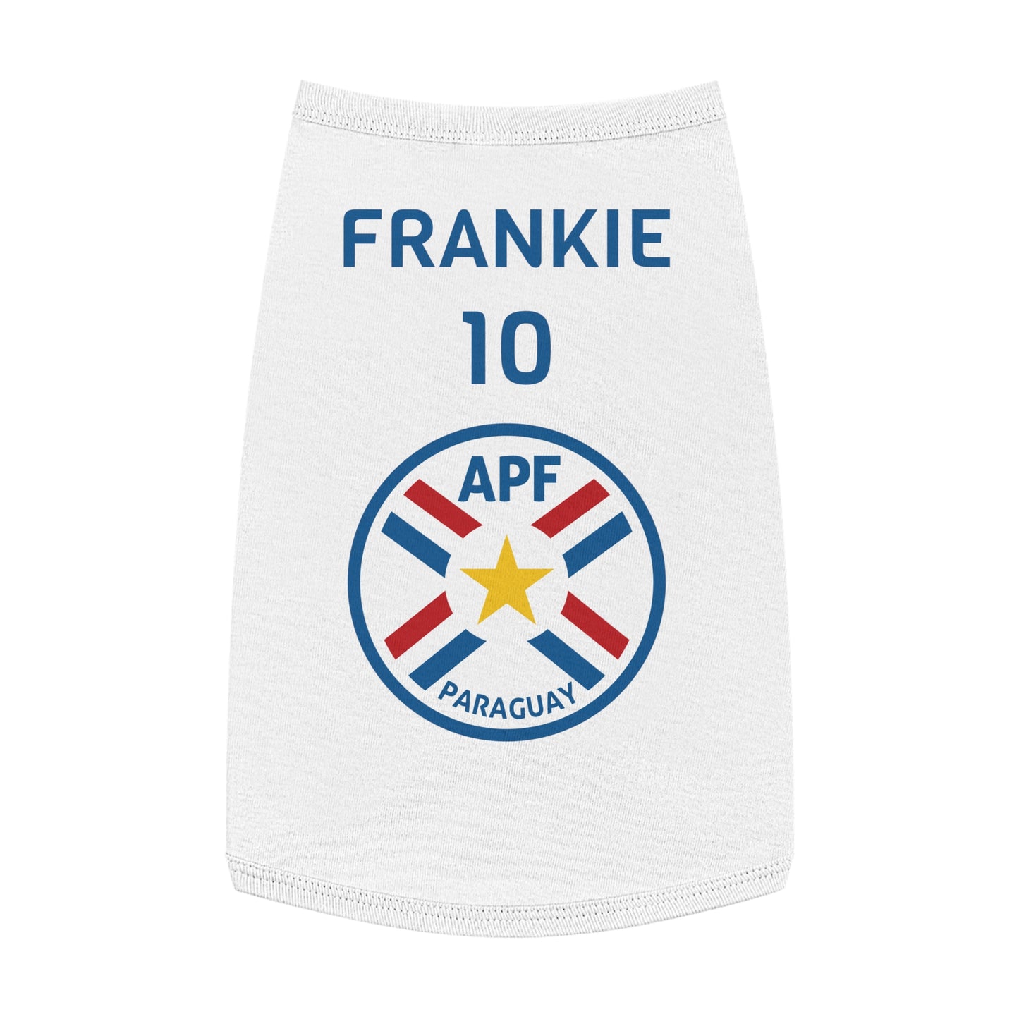 Customizable World Cup Pet Top — Team Paraguay