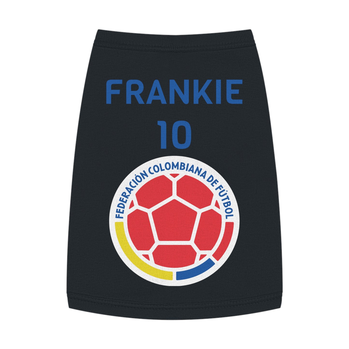 Customizable World Cup Pet Top — Team Columbia