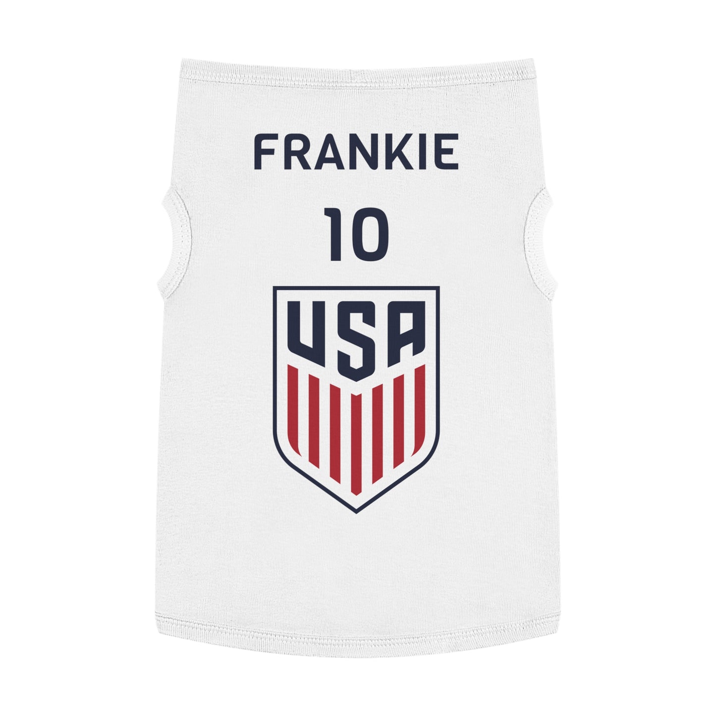 Customizable World Cup Pet Top — Team USA