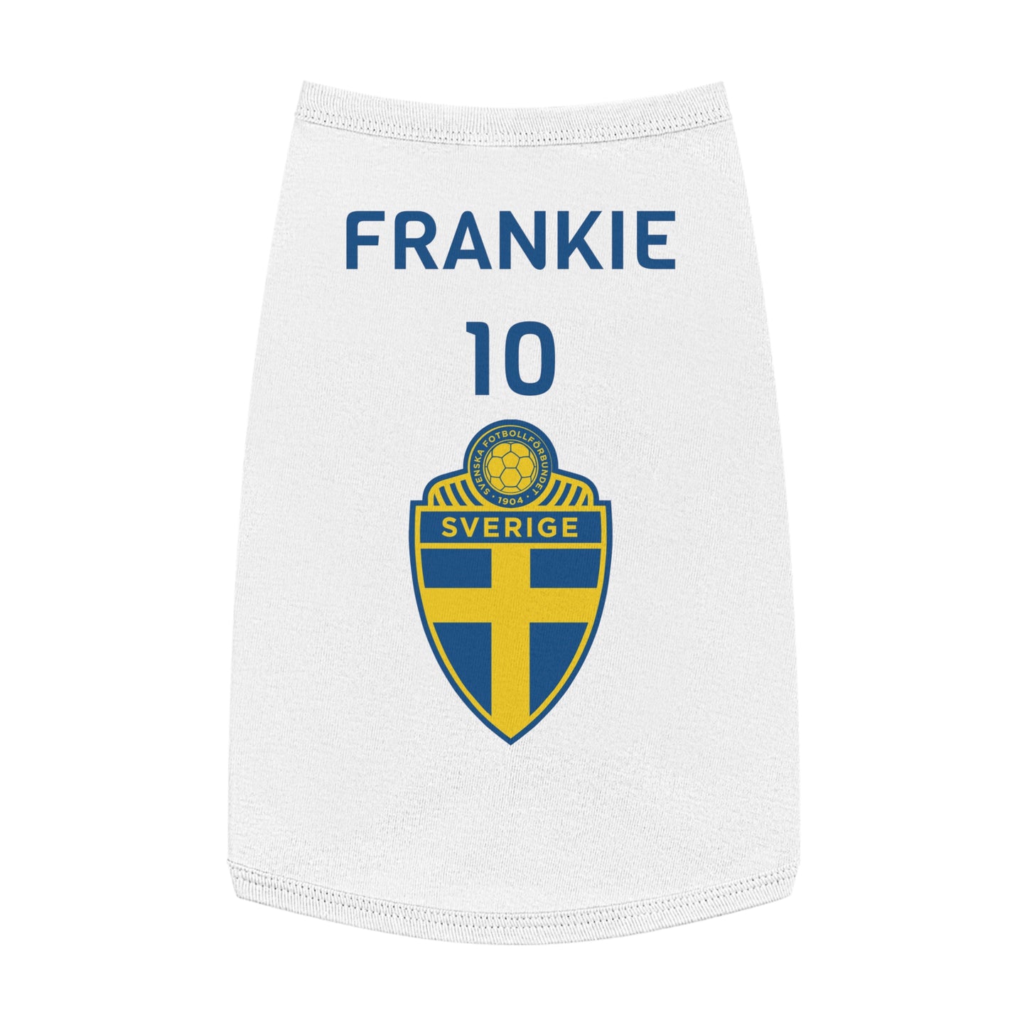 Customizable World Cup Pet Top — Team Sweden